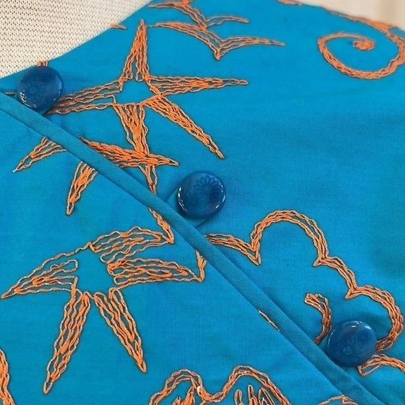 Amazing Vintage Hartly TOCCA Asian Geisha Embroidered Sheath Midi Dress Y2K - Picture 12 of 17